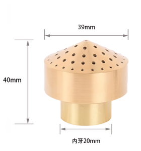 Buse de fontaine à eau en laiton poreux, <span class=keywords><strong>colonne</strong></span> de diffusion, tête de pulvérisation, différentes tailles, provenant de l'usine, entraînement à engrenages 360°, utilisation en <span class=keywords><strong>jardin</strong></span> - Product Image 5