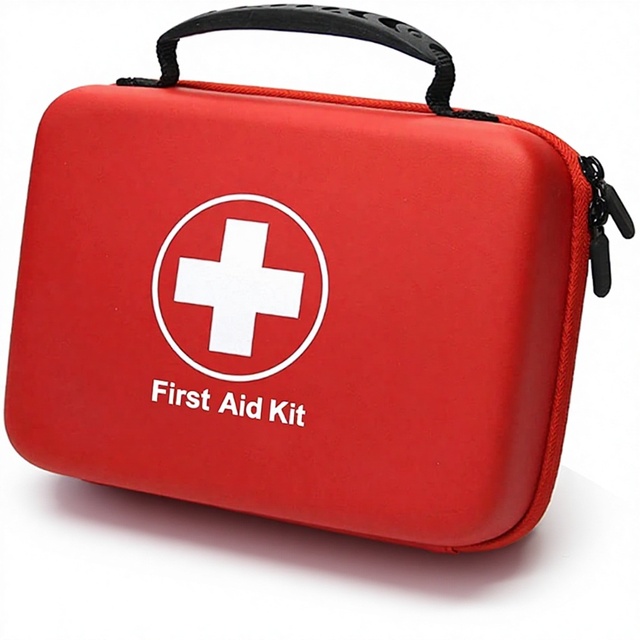 Customizable First-Aid Kit Waterproof EVA Case Bag for Car Home Boat School Camping Hiking Office Sports