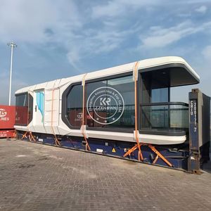 Casa Contenedor Móvil Prefabricada de Acero de Lujo con Diseño Nuevo 2025, Cápsula Espacial, Hotel Comercial Prefabricado - Product Image 5
