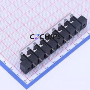 KF38SM-8.25-8P Barrier Terminal Block Through hole Component (THT),P=8.25mm Connector With Cover Plate 8.25mm 1x8P Straight Pin - Product Image 2