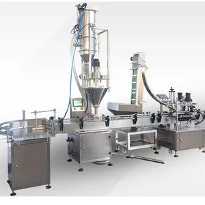 Shanghai Joygoal Best selling coffee powder bottle filling and capping line filling machine