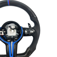 Véritable fibre de carbone pour volant en cuir M Sport, couleur de surpiqûre personnalisée pour les modèles X Series, M Series, F48, F49, F39