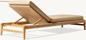 न्यूनतम डिजाइन बाहरी टैक चेज़ लाउंज कुर्सी अवकाश विला होटल स्विमिंग पूल - Product Image 5