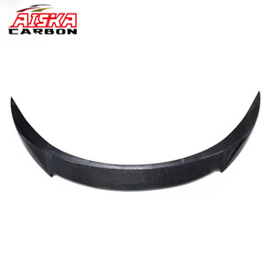 Aileron arrière style AISKA M4 en fibre de carbone noir brillant à simple volet pour Maserati Quattroporte 2013-<span class=keywords><strong>2018</strong></span> - Product Image 4