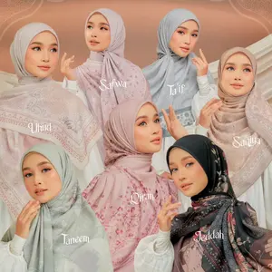 쉽게 형성 말레이시아 면화 voile 115/125/130/135/140/145cm 면화 voile bawal 인쇄 hijab 스카프 면 실크 히잡