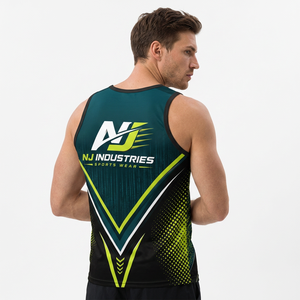 Sports <b>Vest</b> <b>Men's</b> Summer Loose Sleeveless Breathable Anti-UV Eco-Friendly Casual Fitness <b>Running</b> Basketball Quick Solid Tank Top - Product Image 3