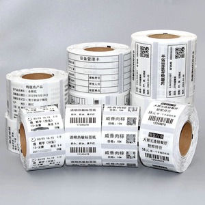 Étiquettes autocollantes thermiques transparentes 80 mm x 50 mm, imperméables, avec logo personnalisé, pour DIY, noms, prix, promotions, gratuites - Product Image 5