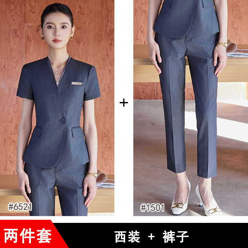 Dark gray suit trousers