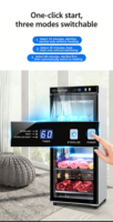 Armoire chauffe-serviettes électrique professionnelle en acier inoxydable avec stérilisation UV et ozone à basse température