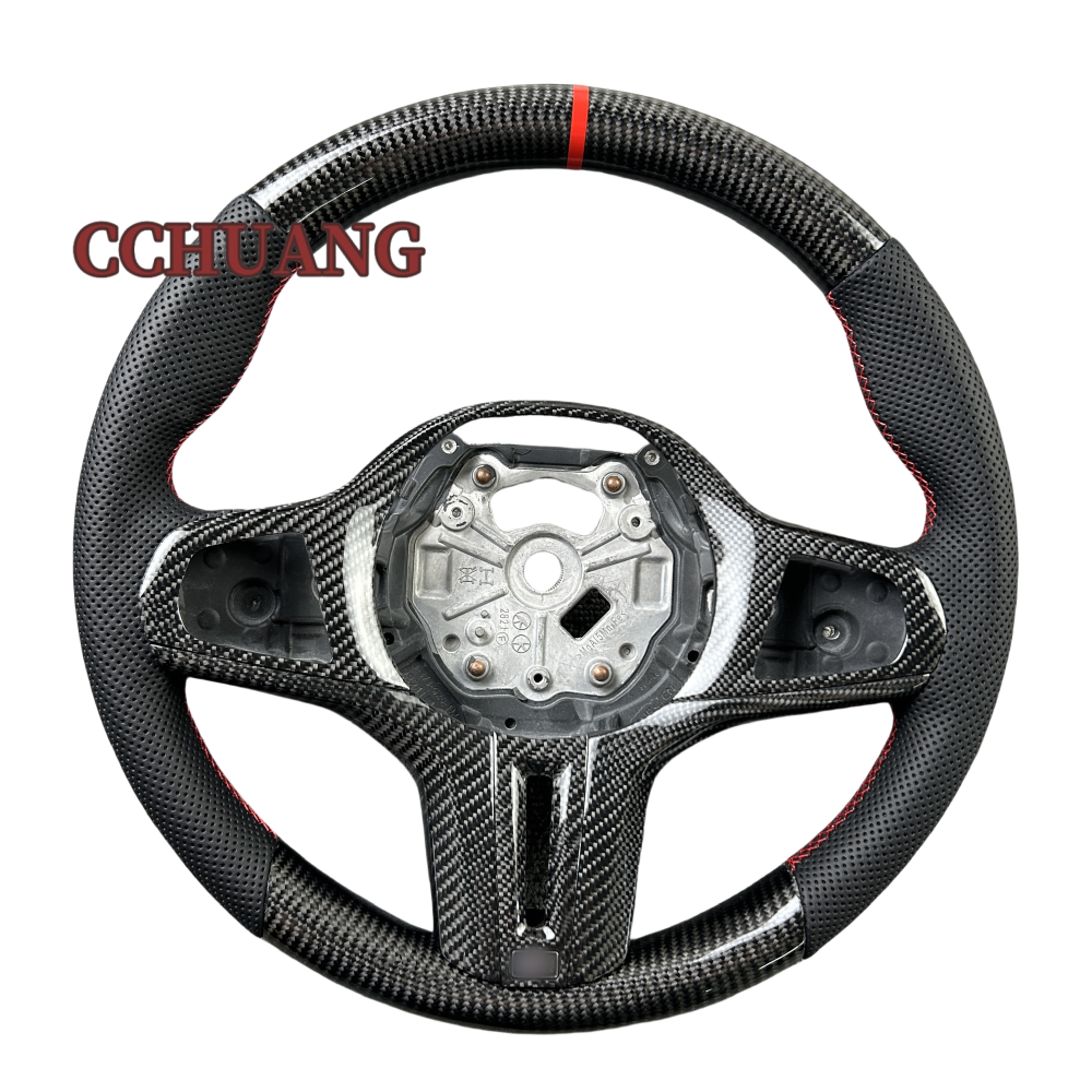 Volante de fibra de carbono Alcantara