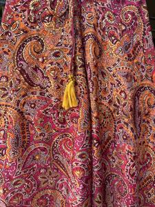 Best Quality Handmade Woven Silk Halter Maxi Dress | Bohemian Floral Print A-Line Summer <b>Beach</b> & Festival Wear Women's Dress - Product Image 5