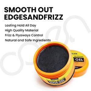 Cire coiffante vegan biologique crème sans alcool pour tresses gel bords torsadés pour cheveux secs et contrôle des pointes - Product Image 2