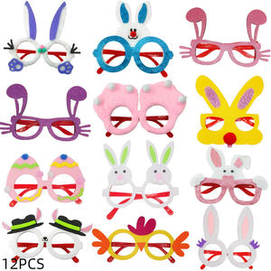 ที่คาดผมและแว่นตาตกแต่งเทศกาลอีสเตอร์ ทำจากเรซิ่นและพลาสติก สำหรับงานปาร์ตี้วันหยุดอีสเตอร์ - Product Image 3