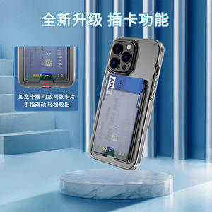 Custodia per borsa con Slot per carta trasparente IVANHOE per <span class=keywords><strong>iPhone</strong></span> 15 14 <span class=keywords><strong>13</strong></span> 12 11 Pro Max Mini X XR XS 7 8 Plus <span class=keywords><strong>Cover</strong></span> morbida per <span class=keywords><strong>portafoglio</strong></span> trasparente - Product Image 6