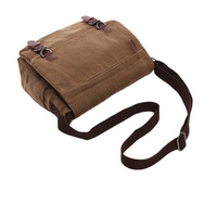 Sac à bandoulière rétro pour homme, sacoche décontractée en toile, sacoche pour ordinateur portable, sac messager