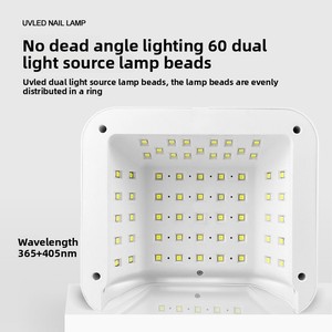 Lampe à ongles professionnelle de luxe avec strass, séchoir à gel UV LED à induction automatique, minuterie 4 niveaux, coffret cadeau pour salon - Product Image 3