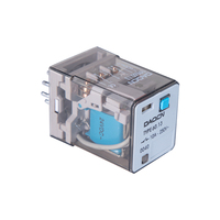 Relay Elektromagnetik Miniatur DAQCN 220VAC untuk Kegunaan Umum 60.13 Tipe Finder dengan Proteksi Tertutup