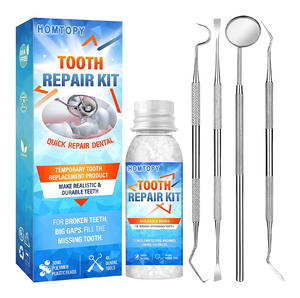 Kit de Gel Moldeable para Dientes - Relleno <span class=keywords><strong>Dental</strong></span> Temporal y Set de Reparación de Dentaduras para Maquillaje de Fiesta, Cubierta <span class=keywords><strong>Dental</strong></span> Cosmética - Product Image 6