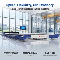 Machine de découpe laser à fibre industrielle grand format CNC haute puissance DX12025 DX14025 DX26035 15KW 20KW 30KW 60KW 80KW