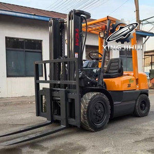 รถยก TCM FD30Z5 3 ตัน รถยกมือสองจากญี่ปุ่น 3 ตัน เครื่องยนต์ Isuzu C240 รถยกใช้แล้ว รถยกใช้น้ำมัน 4500 มม. 3000 กก. - Product Image 3