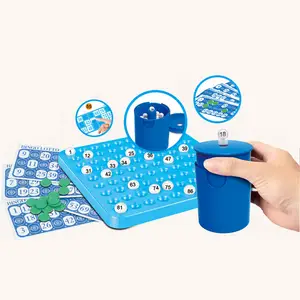 Đồ Chơi Tương Tác Giáo Dục Cho Trẻ Em Bộ Bóng Bingo Máy Chơi Bingo May Mắn Cho 3 + Trẻ Em