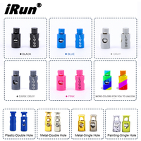 Weimirun-lacets en Silicone à Double trou, de sport, extensibles, sans nœuds, Logo personnalisé, athlétisme, demi-ronds, de chaussures, sans lien, élastiques
