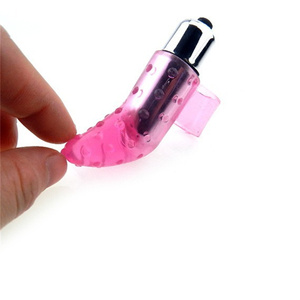 Masajeador de punto G Butt Plug lengua vibrador gelatina pezón estimulador de clítoris dedo manga juguetes sexuales para mujeres lesbianas - Product Image 4