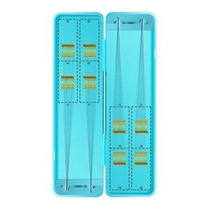 Ensemble de pêche à double hameçon JQW40LSDZX09 pour carpe crucian, hameçons barbelés pour eau douce, manchon doré, style Izu, pré-noué, prêt à l'emploi - Product Image 1