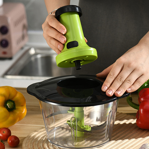 Accessoire de <span class=keywords><strong>cuisine</strong></span> pour la maison : Hachoir à ail manuel en plastique, mixeur rapide pour œufs, hachoir à légumes - Product Image 3