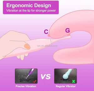 Pena orgasme wanita pijat vagina listrik stik bergetar mainan seks klitoris Stimulator G Spot Vibrator - Product Image 5