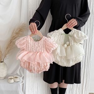Tutina Estiva per Bambina con Maniche a Sbuffo, Vestito Tutina per Bambina di 12 <span class=keywords><strong>Mesi</strong></span> - Product Image 2