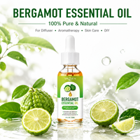 Huile essentielle de bergamote pure à 100% pour les cheveux, la peau, le diffuseur, l'aromathérapie et la fabrication de savon artisanal