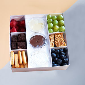 Fenêtre de <span class=keywords><strong>plateau</strong></span> de restauration en carton pour <span class=keywords><strong>brunch</strong></span> pâturage emballage alimentaire feuille d'or en relief mat personnalisable pour chewing-gum cosmétiques - Product Image 1