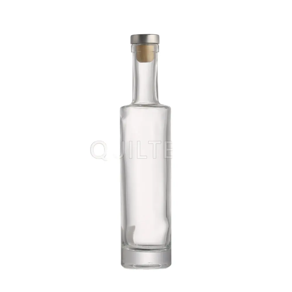 Kleine leere Mini Tequila 200ml Eiswein Liquor Spirit Cocktails Glasflaschen mit Stopfen