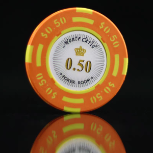 Fichas de Póker de Arcilla de Tres Tonos Monte Carlo de 14g y 40mm al por Mayor, Fichas de Casino Duraderas de 40mm para Jugadores de Póker, MOQ Bajo, Personalizables - Product Image 3