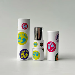 Tubo de bálsamo labial de papel giratorio ecológico biodegradable 100%, papel personalizado, lápiz labial, contenedor de embalaje, cilindro, tubo de papel - Product Image 6