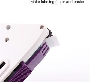 반자동 수동 휴대용 병 라벨 부착기, 상자, 종이, 스티커, 접착제용 라벨링 기계 - Product Image 3