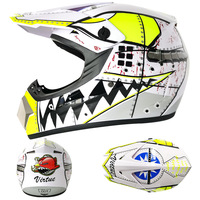 Casques de moto tout-terrain personnalisés certifiés ABS DOT, casque de moto imperméable pour les passionnés de motocross