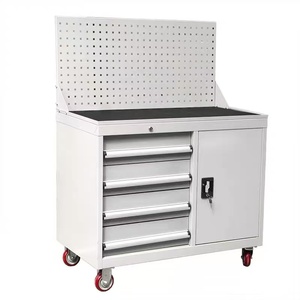 Tay đẩy công cụ giỏ hàng với ngăn kéo cho hội thảo và nhà để xe kim loại cán công cụ tủ với ngăn kéo cho hội thảo và nhà để xe - Product Image 1