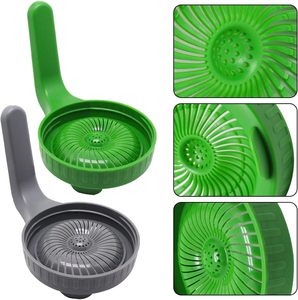 Tapa de plástico PP verde de boca ancha con asa para tarro Mason, sin BPA, personalizable - Product Image 4