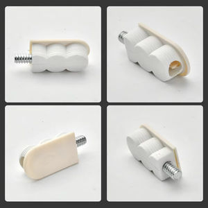 Sistema de elevación de puertas de gabinete 3 en 1 de plástico y acero, conectores de herrajes chapados para muebles, diseño no desmontable, amortiguador único - Product Image 3