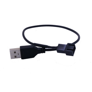 3/4 Pin máy tính <span class=keywords><strong>PC</strong></span> FAN <span class=keywords><strong>Power</strong></span> Cable nối adapter 5V kết nối 3pin hoặc 4pin Fan để <span class=keywords><strong>USB</strong></span> Adapter cáp 30cm - Product Image 3