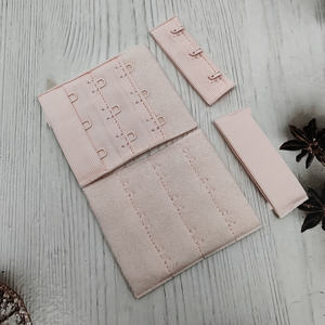 Accessoires de soutien-gorge OEM, 3 rangées, 3 crochets, dos en nylon, haute qualité, nylon doux, long rouleau, ruban noir pour crochets et œillets de soutien-gorge, ruban pour boucle de corset - Product Image 2