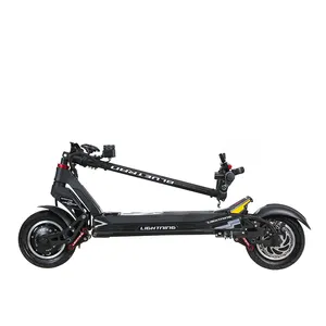 Hot bán 60V 72V 23.4ah 26Ah khung nhôm 1300 W E Scooter 10 "chất béo lốp dài phạm vi có thể gập lại điện xe tay ga cho người lớn