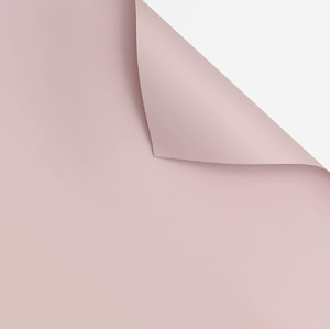 Papel de embalaje mate de plástico impermeable de color gris rosa sólido para envolver flores, papel para flores, embalaje floral para regalos. - Product Image 1