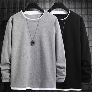 Jersey de talla grande para hombre a la moda tejido de punto estampado a la moda para ropa informal de primavera y otoño - Product Image 5