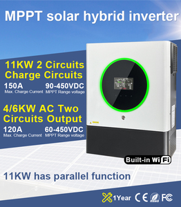 ระบบไฮบริดพลังงานแสงอาทิตย์ Jesudom 33KW คลื่นไซน์บริสุทธิ์เดี่ยว 48VDC 230VAC พร้อม Wifi ในตัว ฟังก์ชั่นเชื่อมต่อแบบขนาน ระบบออฟกริด - Product Image 3