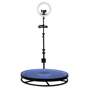 360 sâu sắc lai Infinity LED Glass Photo Booth 115cm chuyến bay trường hợp Tương thích với iPad Điện thoại thông minh máy ảnh SLR - Product Image 6