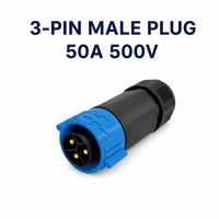 Connecteur étanche M25 résistant aux chocs et aux vibrations pour écran LED, stockage de batterie et onduleur d'énergie