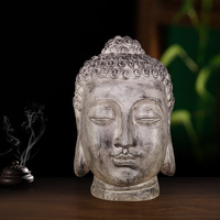Petit décor de table personnalisé pour la maison bouddhisme thaïlande résine or design assis acolyte novice statue de moine statue de bouddha en méditation